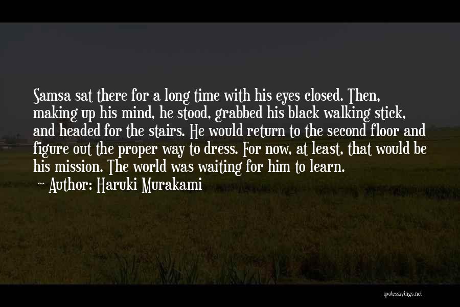 Walking Stick Quotes By Haruki Murakami