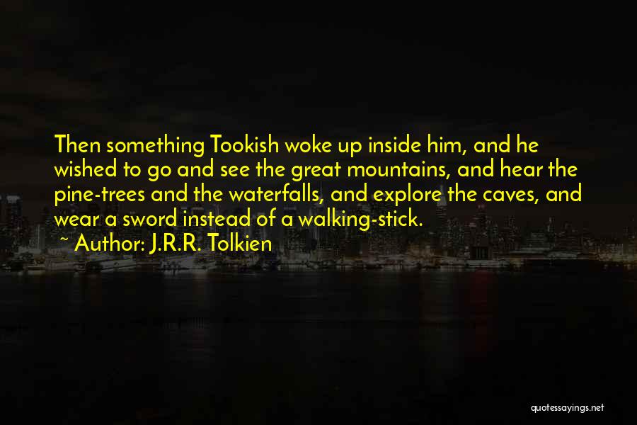 Walking Stick Quotes By J.R.R. Tolkien