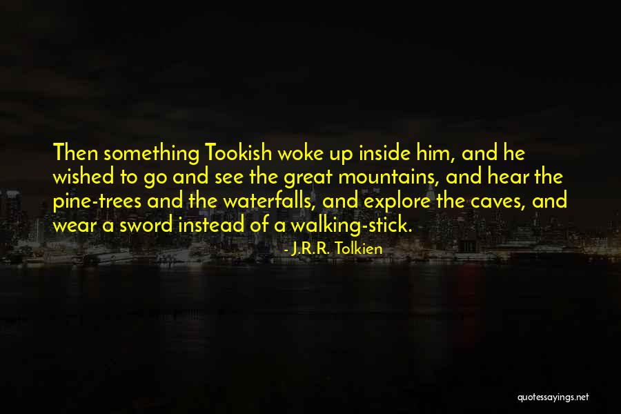 Walking Stick Quotes By J.R.R. Tolkien