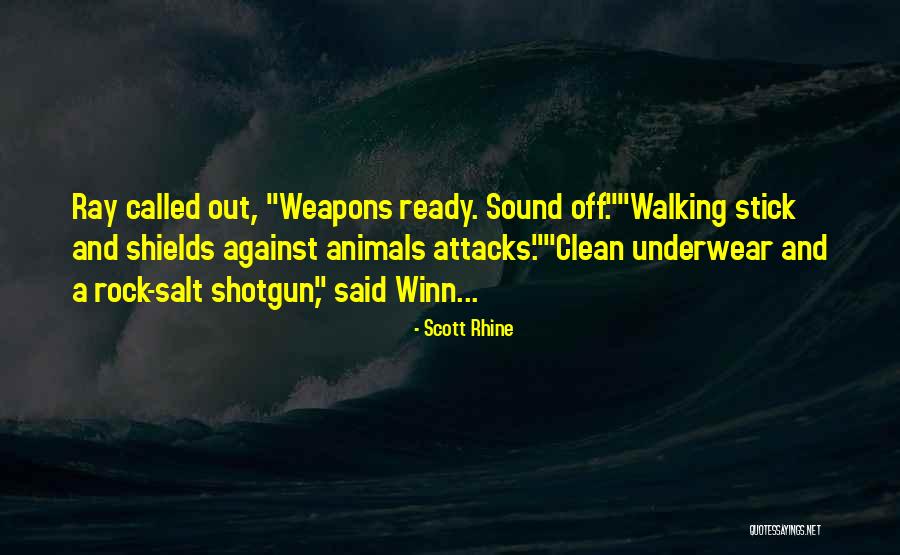 Walking Stick Quotes By Scott Rhine