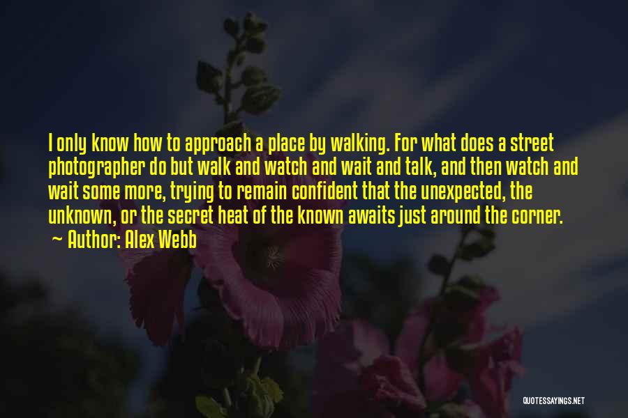 Walking The Talk Quotes By Alex Webb