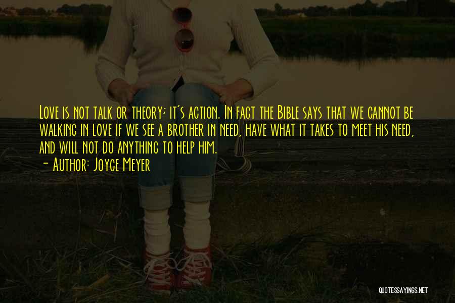 Walking The Talk Quotes By Joyce Meyer