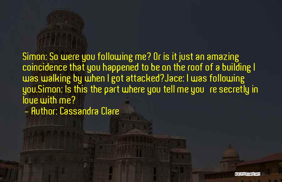 Walking With You Love Quotes By Cassandra Clare