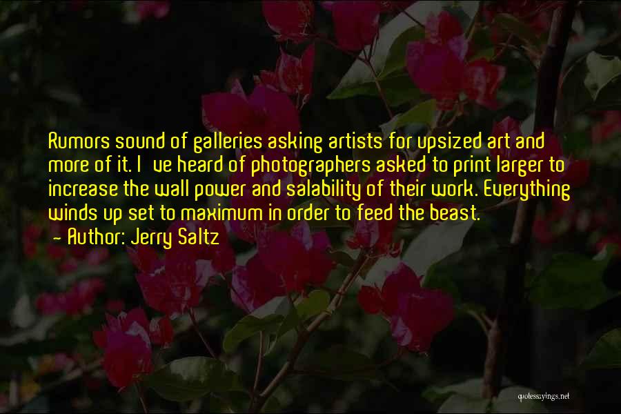 Wall Art Quotes By Jerry Saltz
