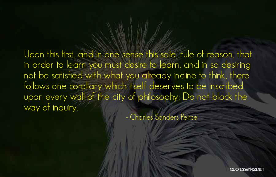 Wall Block Quotes By Charles Sanders Peirce Wall Block Quotes By Charles Sanders Peirce