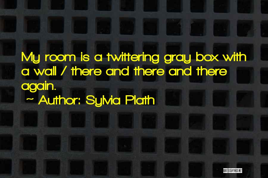 Wall Box Quotes By Sylvia Plath