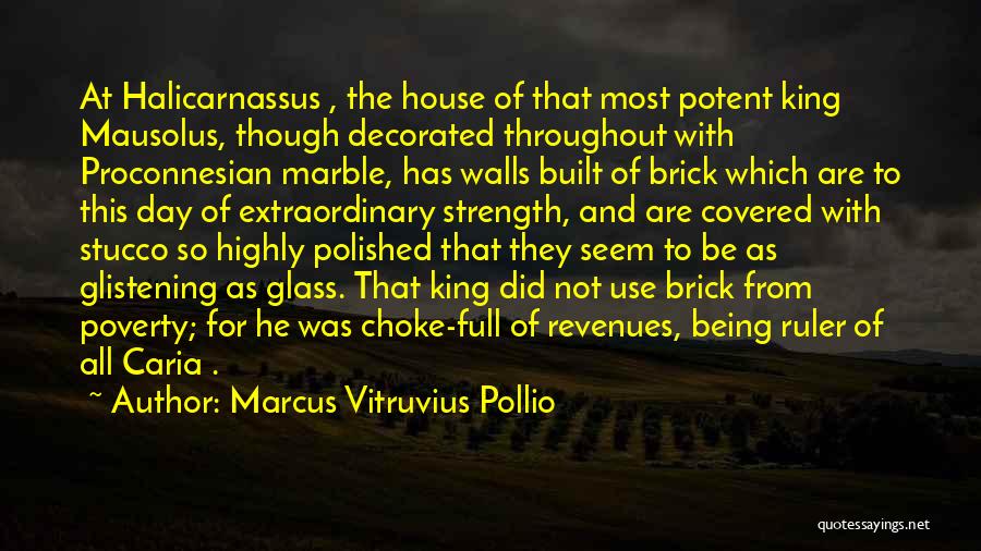 Wall Full Of Quotes By Marcus Vitruvius Pollio