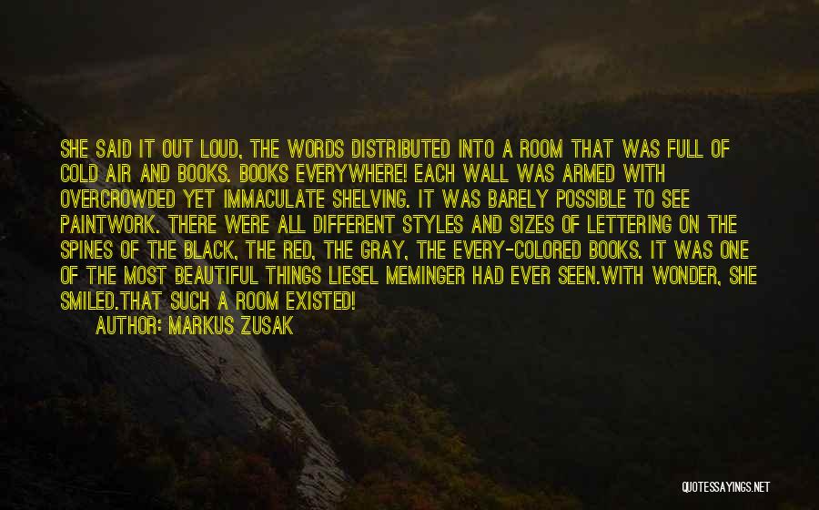 Wall Full Of Quotes By Markus Zusak