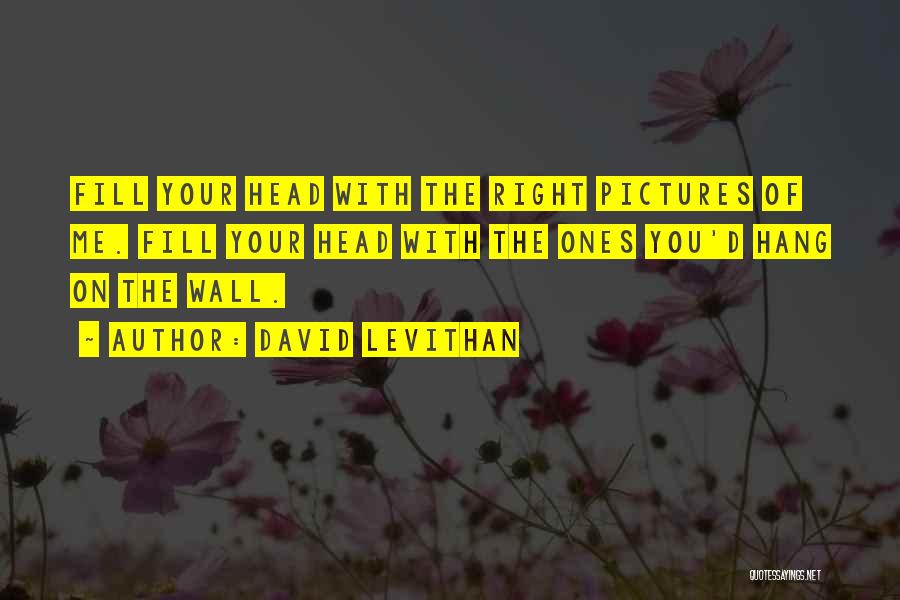 Wall Hang Quotes By David Levithan