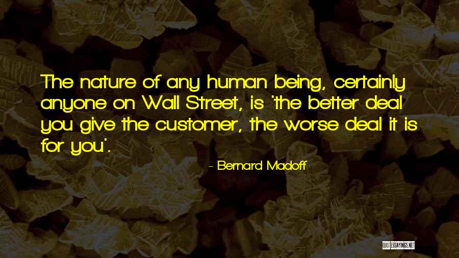 Wall Of Street Quotes By Bernard Madoff