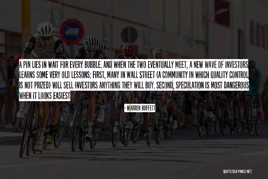 Wall Of Street Quotes By Warren Buffett