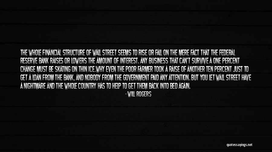 Wall Of Street Quotes By Will Rogers