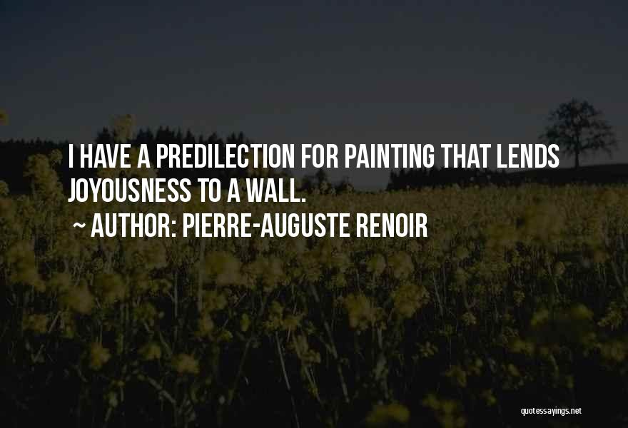 Wall Painting Quotes By Pierre-Auguste Renoir