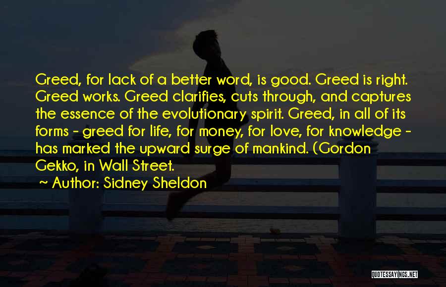 Wall Street Gekko Quotes By Sidney Sheldon