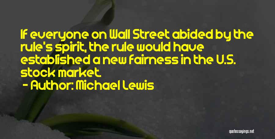 Wall Street Quotes By Michael Lewis