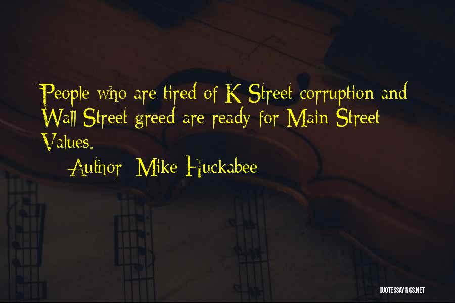 Wall Street Quotes By Mike Huckabee