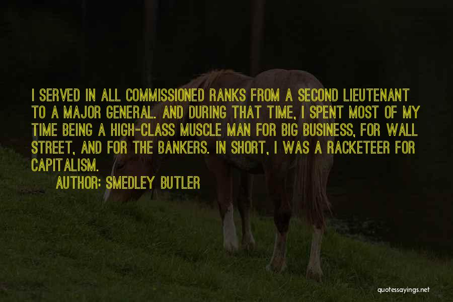 Wall Street Quotes By Smedley Butler