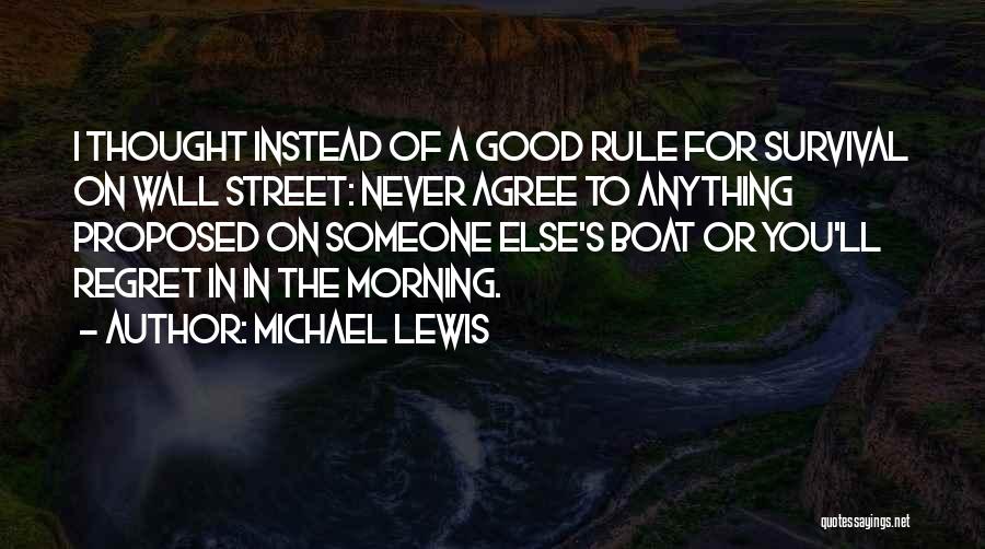 Wall Street's Quotes By Michael Lewis