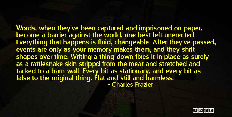 Wall Words Quotes By Charles Frazier Wall Words Quotes By Charles Frazier