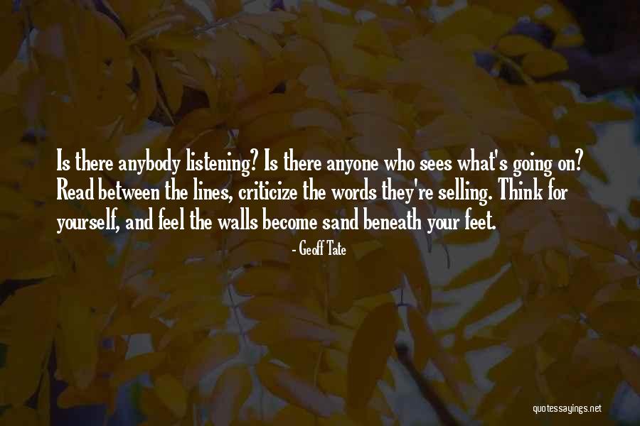 Wall Words Quotes By Geoff Tate Wall Words Quotes By Geoff Tate