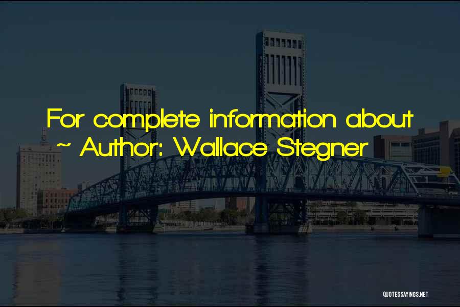 Wallace Stegner Quotes 1301212