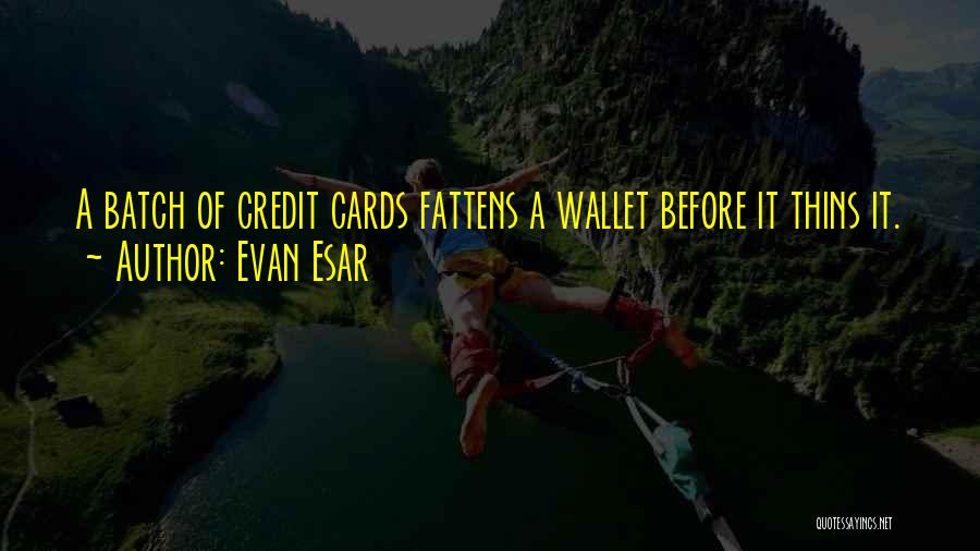 Wallets Quotes By Evan Esar