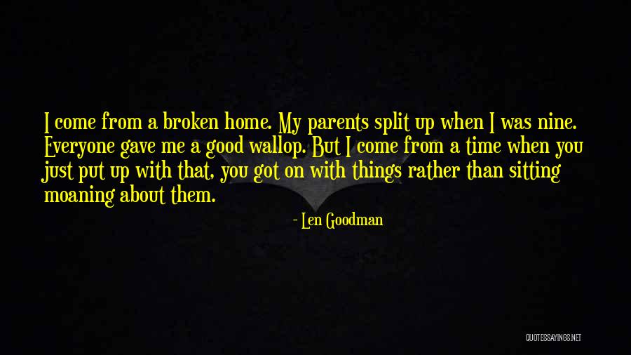 Wallop Quotes By Len Goodman Wallop Quotes By Len Goodman