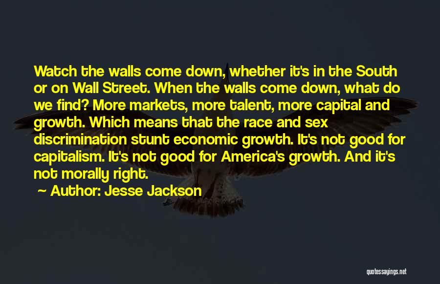 Walls Come Down Quotes By Jesse Jackson