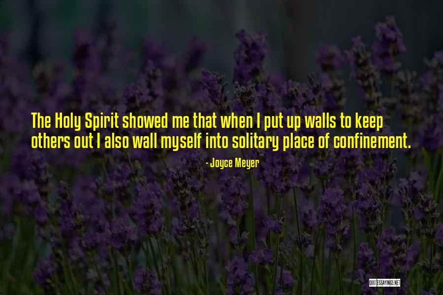 Walls Put Up Quotes By Joyce Meyer