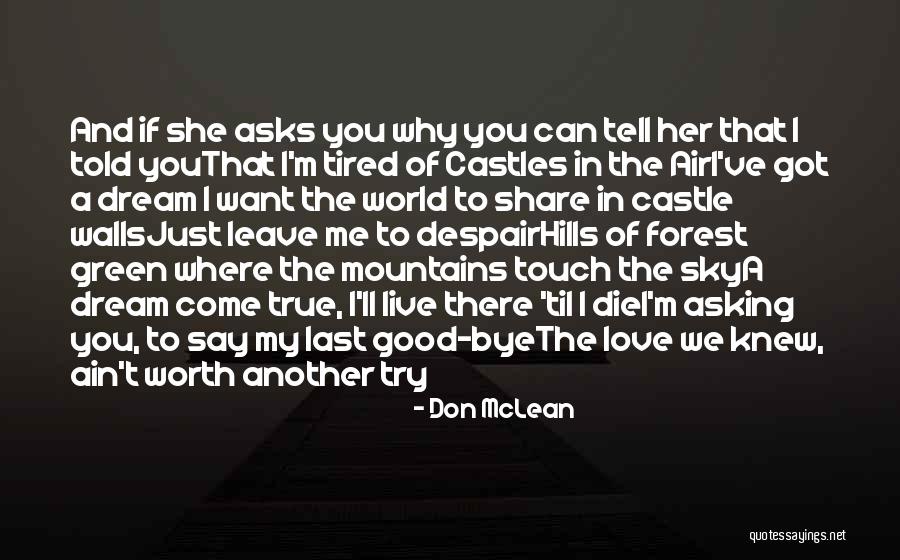 Walls The Song Quotes By Don McLean Walls The Song Quotes By Don McLean