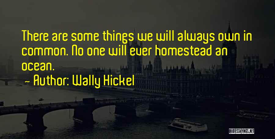 Wally Hickel Quotes 1073609