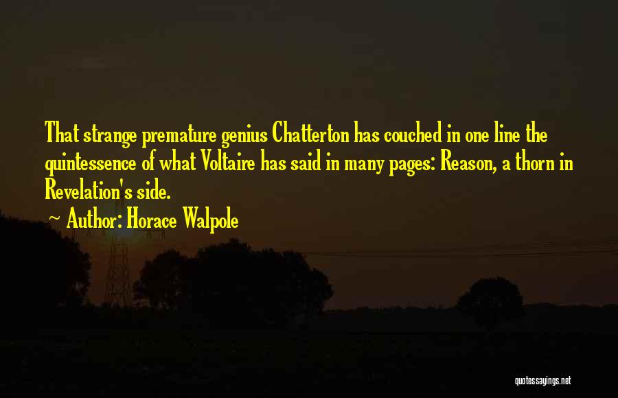 Walpole Quotes By Horace Walpole