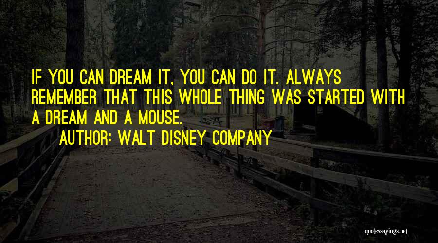 Walt Disney Company Quotes 1964679