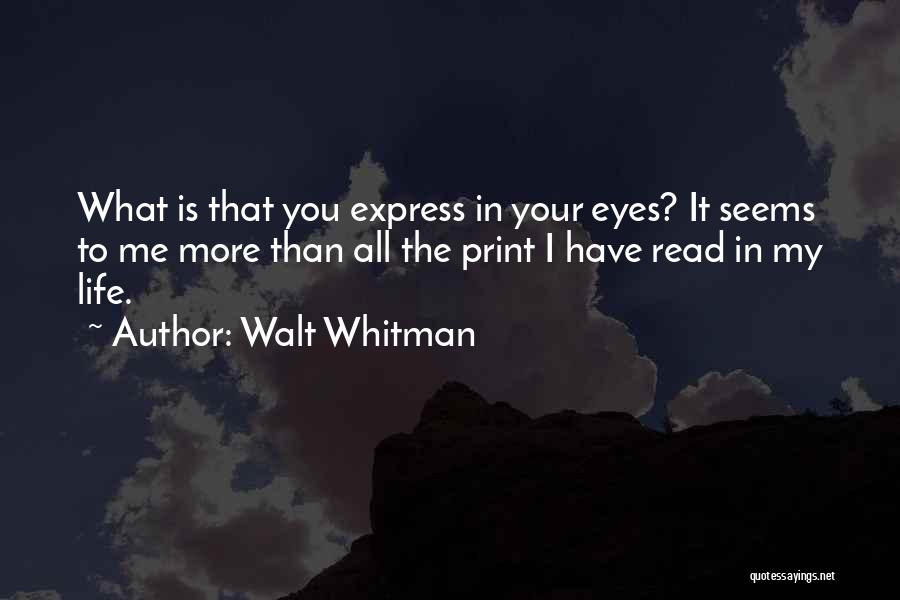 Walt Whitman Poetry Quotes By Walt Whitman