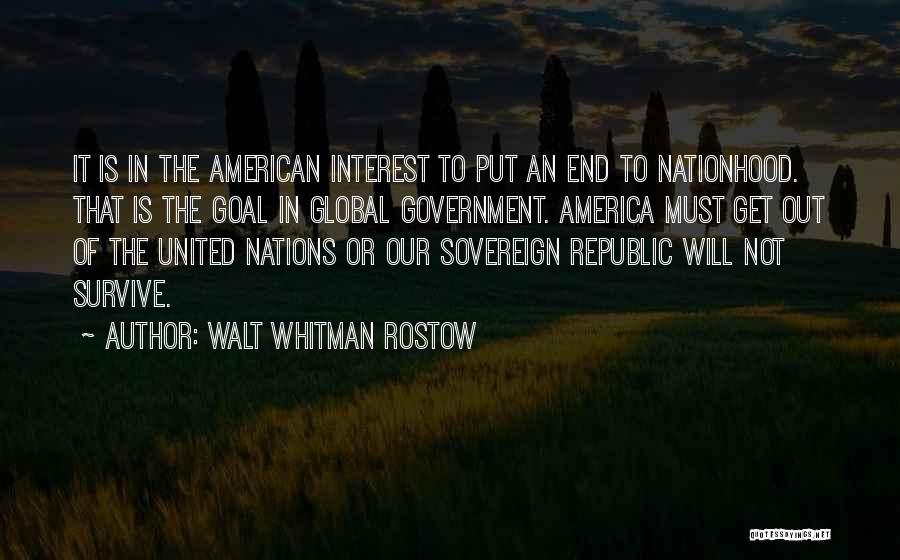 Walt Whitman Rostow Quotes 258096