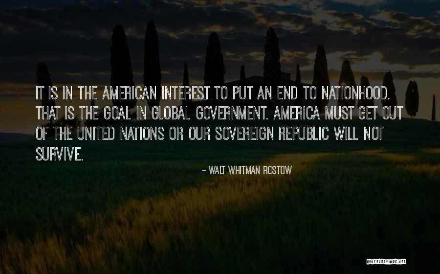 Walt Whitman Rostow Quotes 258096