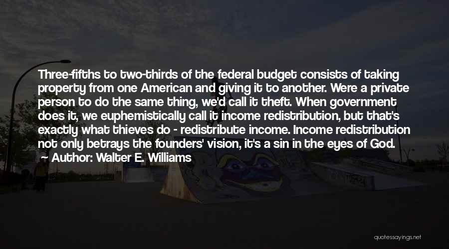 Walter E. Williams Quotes 1097804
