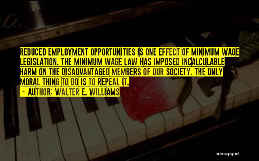 Walter E. Williams Quotes 318529