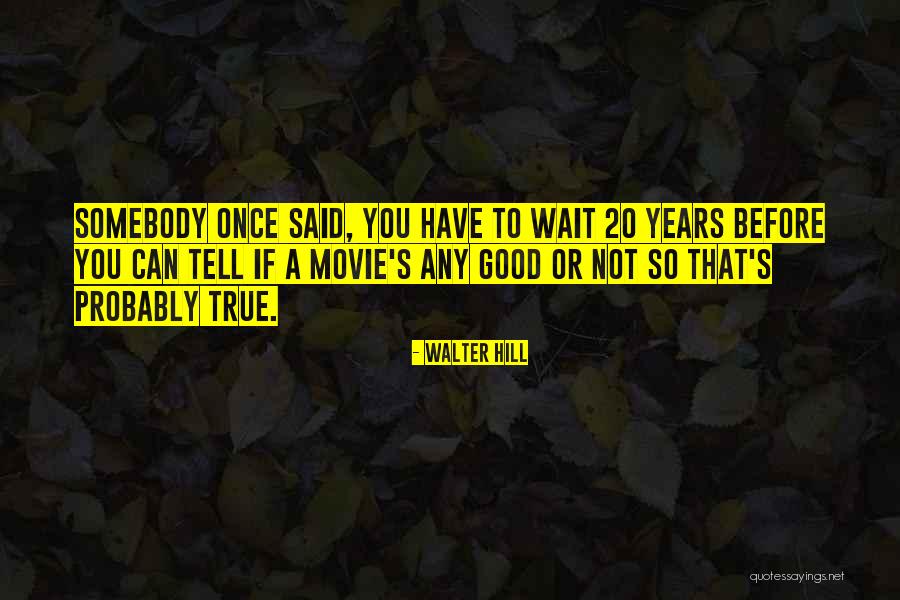 Walter Hill Quotes 2009298