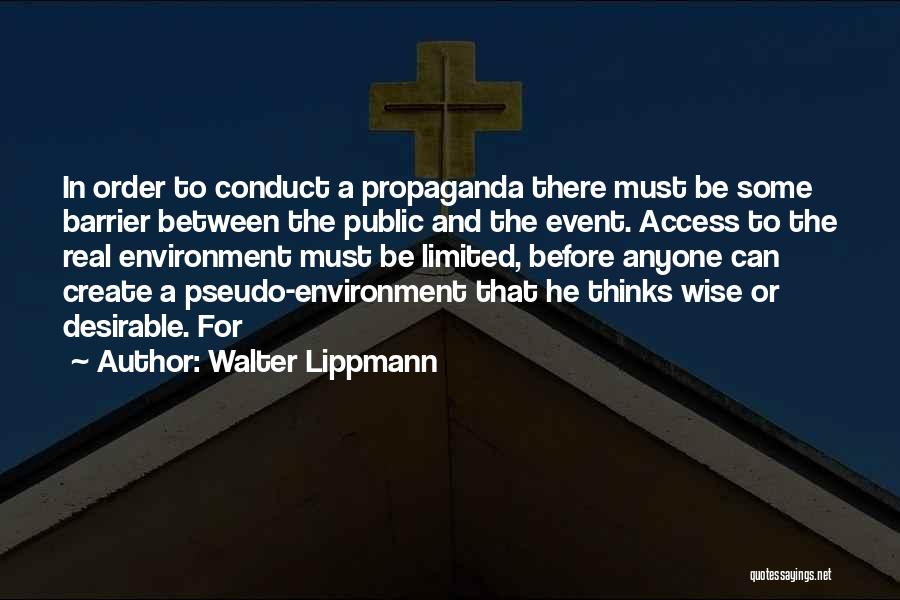 Walter Lippmann Quotes 364471
