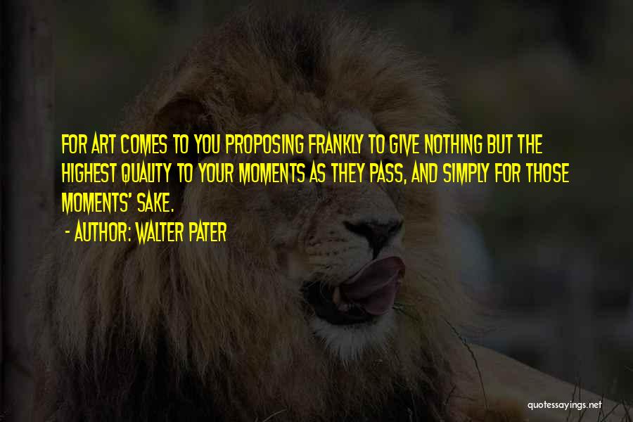 Walter Pater Quotes 1596401