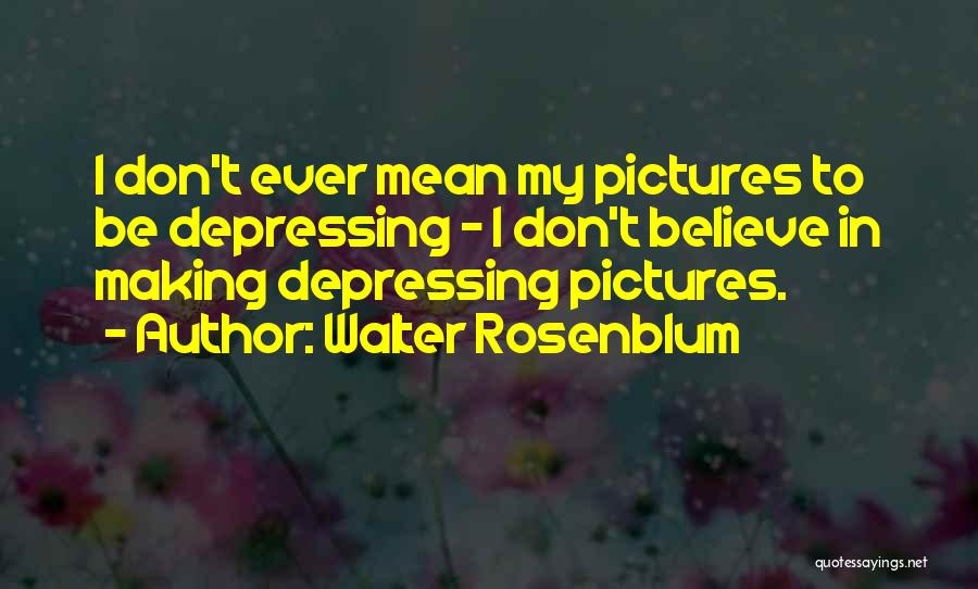 Walter Rosenblum Quotes 429720