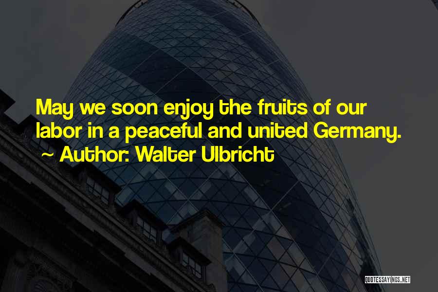 Walter Ulbricht Quotes 1039229