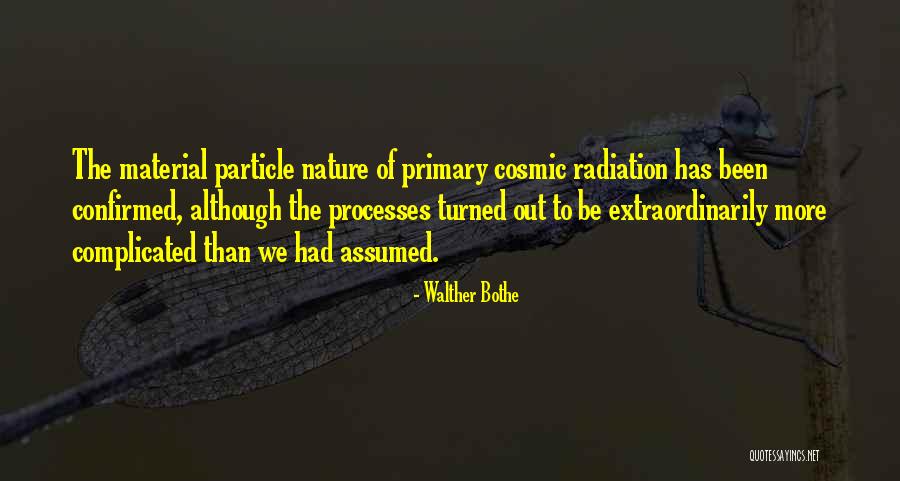 Walther Quotes By Walther Bothe