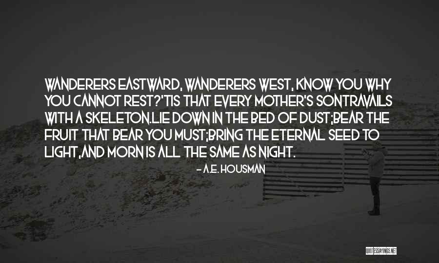 Wanderers Rest Quotes By A.E. Housman Wanderers Rest Quotes By A.E. Housman