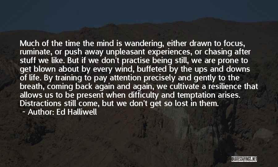 Wandering Mind Quotes By Ed Halliwell