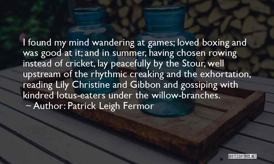 Wandering Mind Quotes By Patrick Leigh Fermor