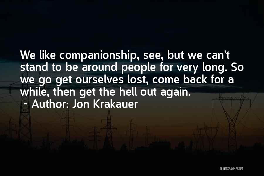 Wandorobo Quotes By Jon Krakauer