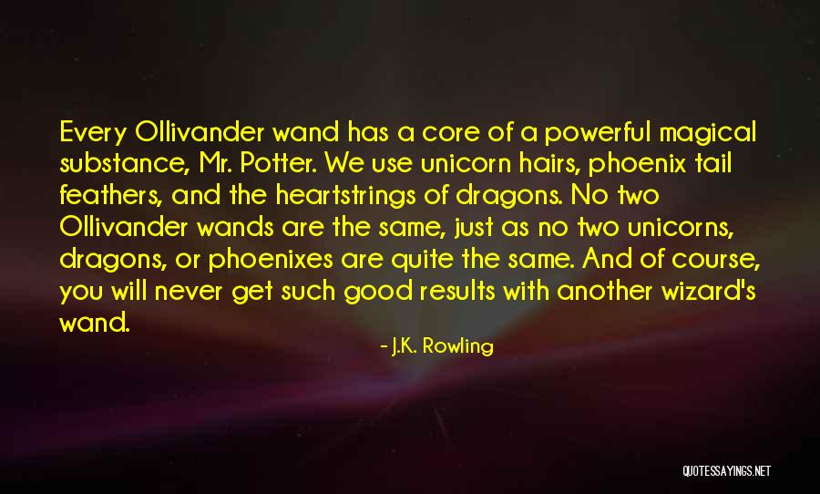 Wands Quotes By J.K. Rowling