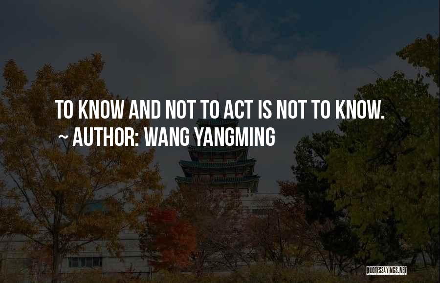 Wang Yangming Quotes 232171